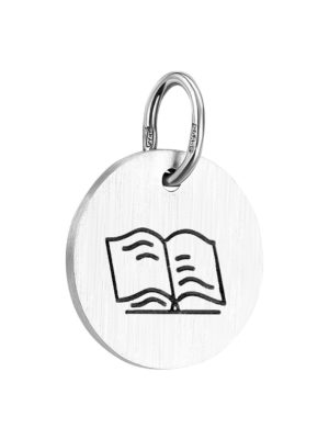 Кулон Сильвер24 с гравировкой Книга серебро 925